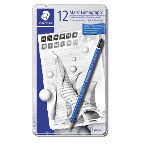 Mars Lumograph 100 G12 S, 12 blyanter